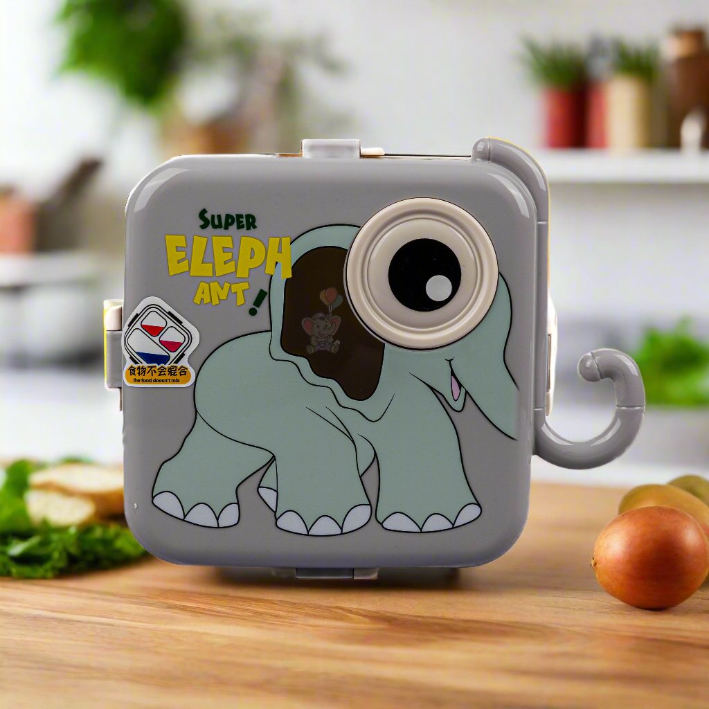 ANIMAL ADVENTURE BENTO LUNCHBOX - ELEPHANT