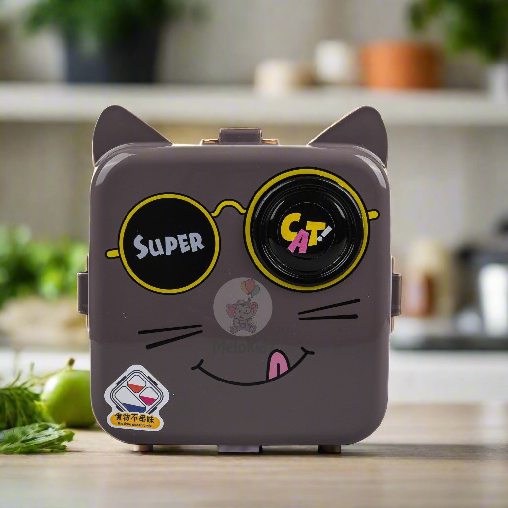 ANIMAL ADVENTURE BENTO LUNCH BOX - CAT
